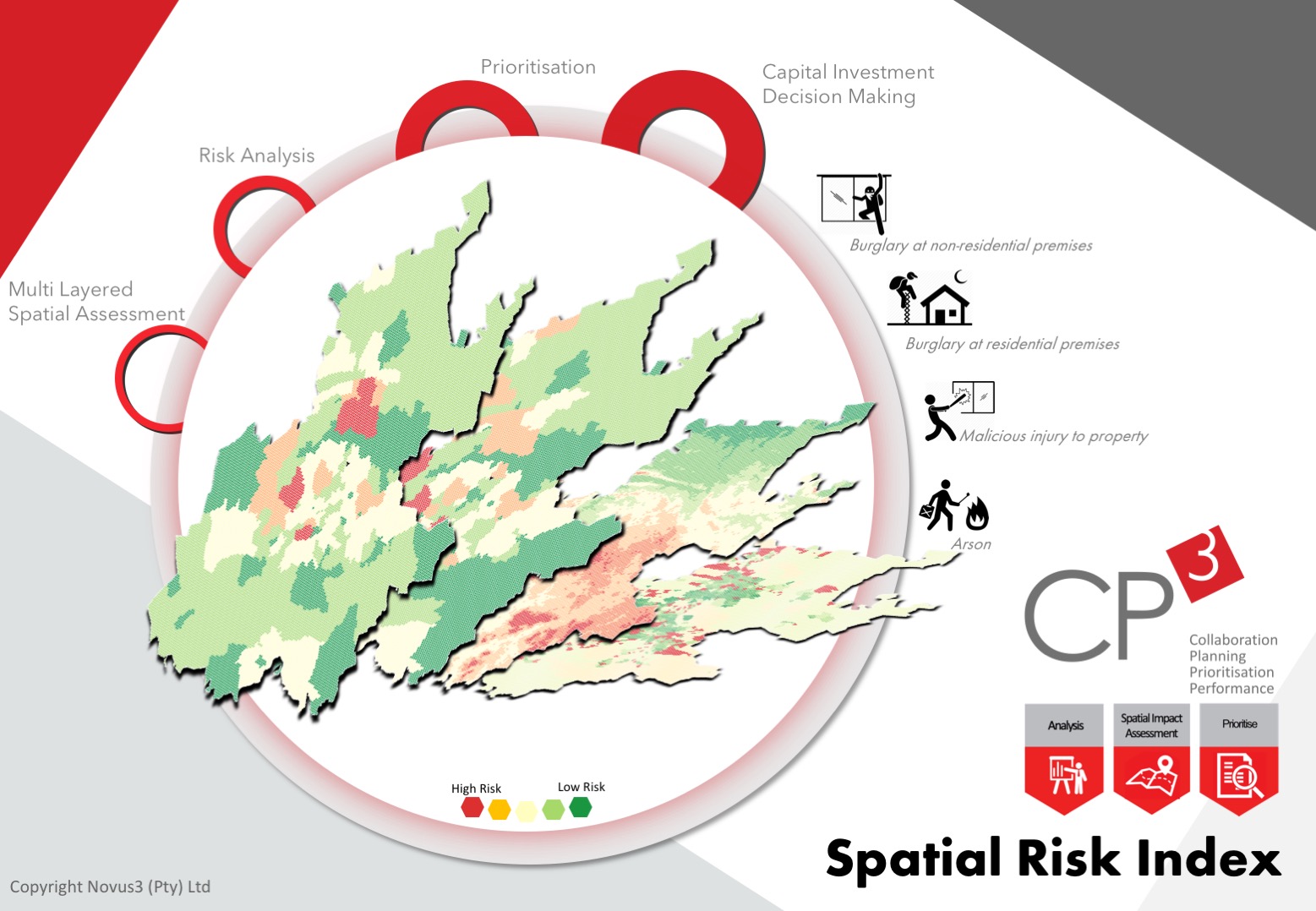 Spatial risk analysis towards informed capital investment decisions