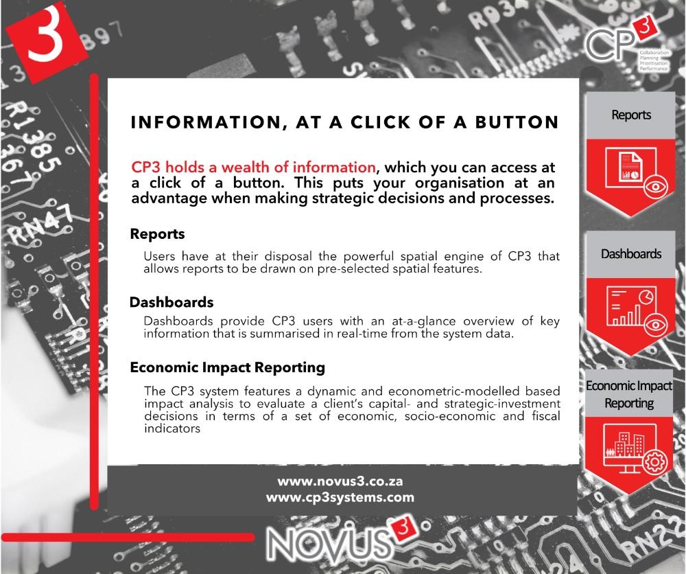 Information , at a click of a button.
