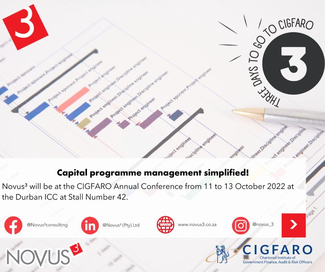 Three days to go to CIGFARO!