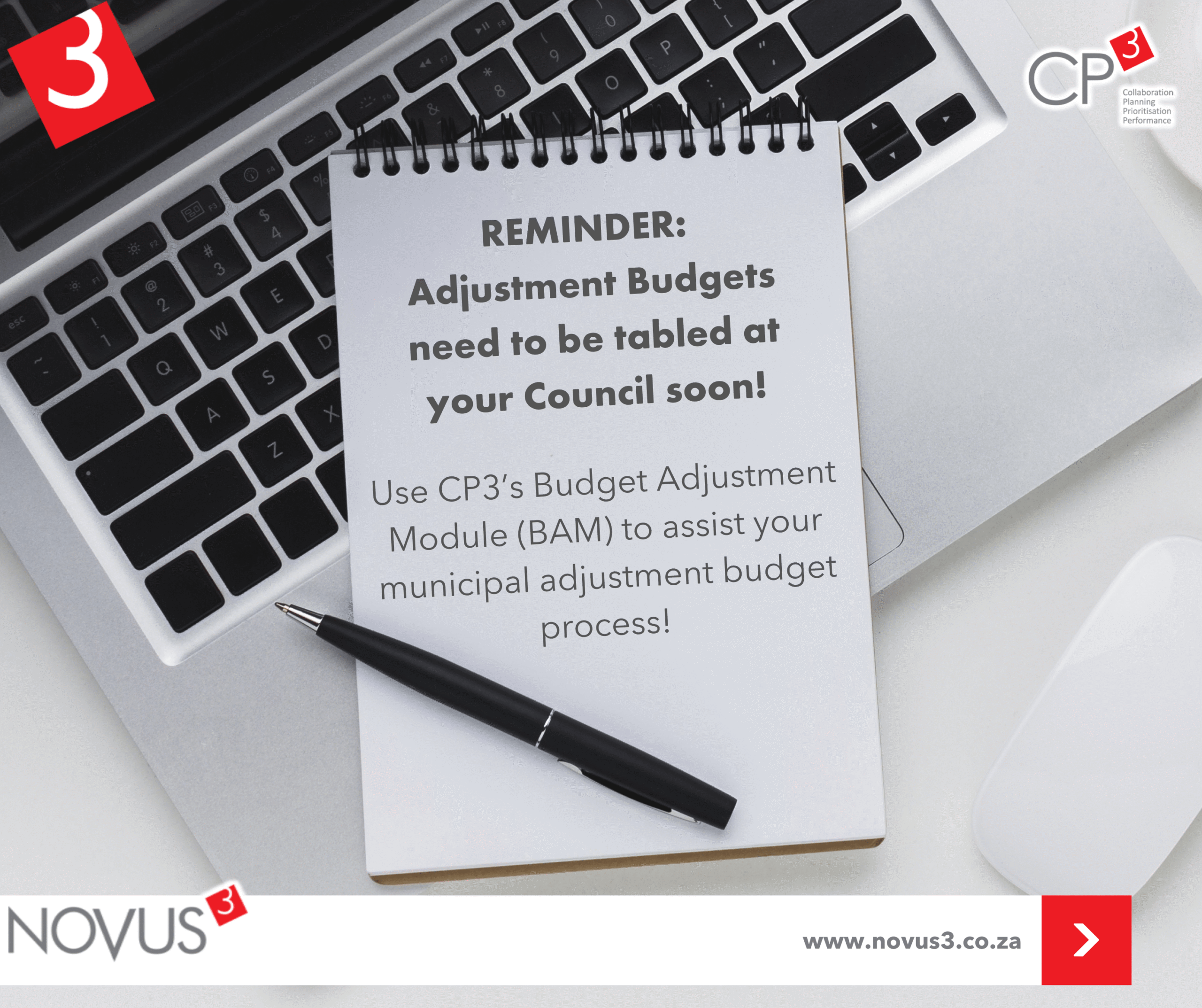 REMINDER: Adjustment Budgets need to be tabled at your Council soon!