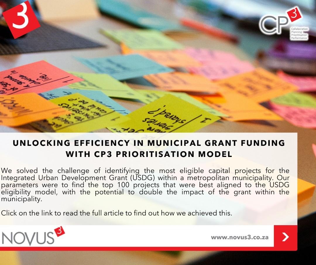 Unlocking Efficiency in Municipal Grant Funding with CP3 Prioritisation Model