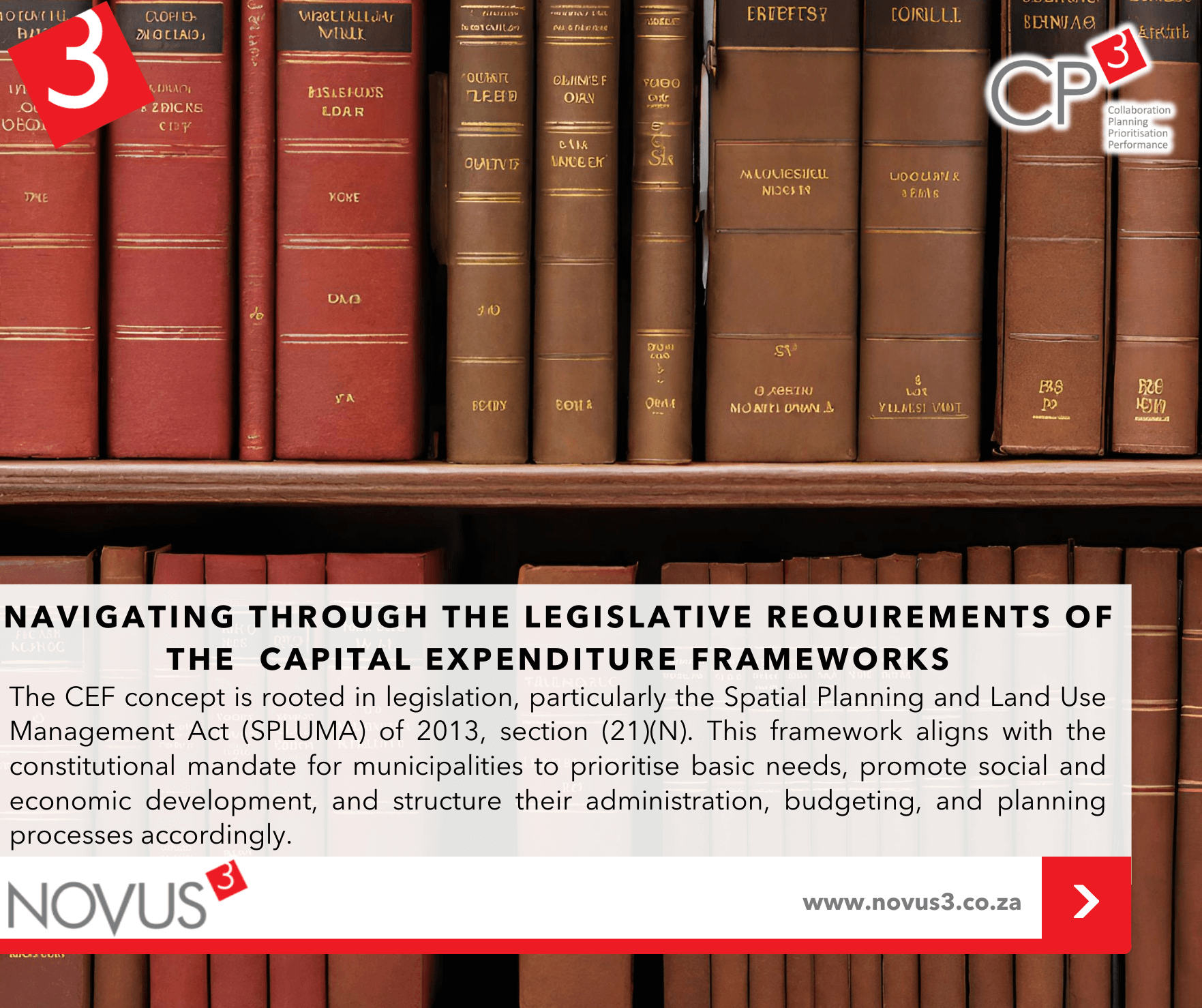 Navigating through the Legislative Requirements of the Capital Expenditure Frameworks (CEFs)