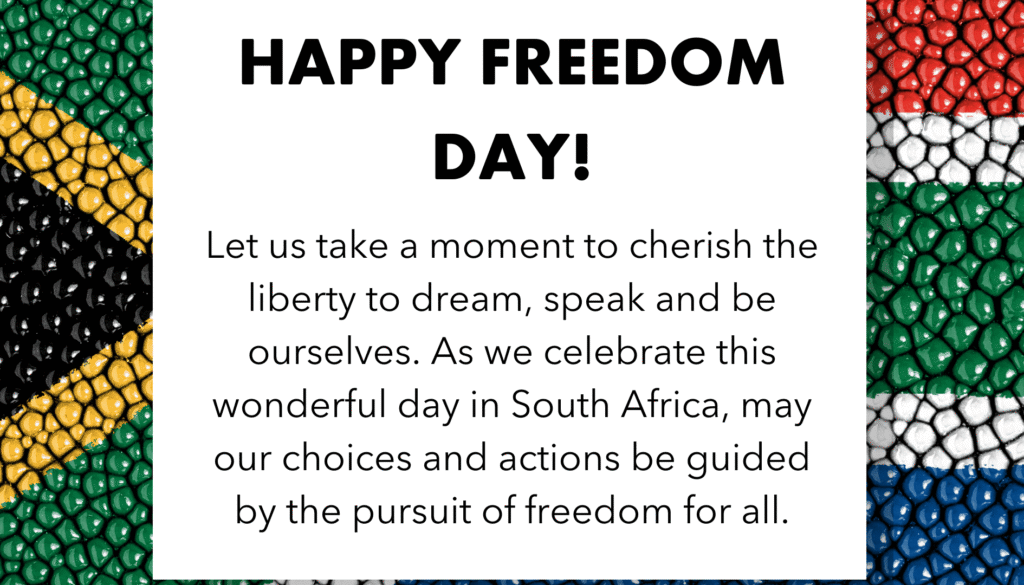 happy freedom day!