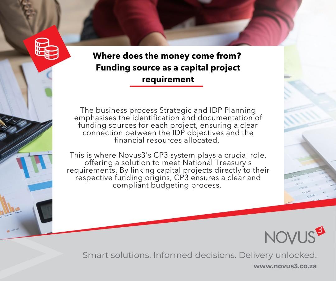 Where does the money come from? Funding source as a capital project requirement