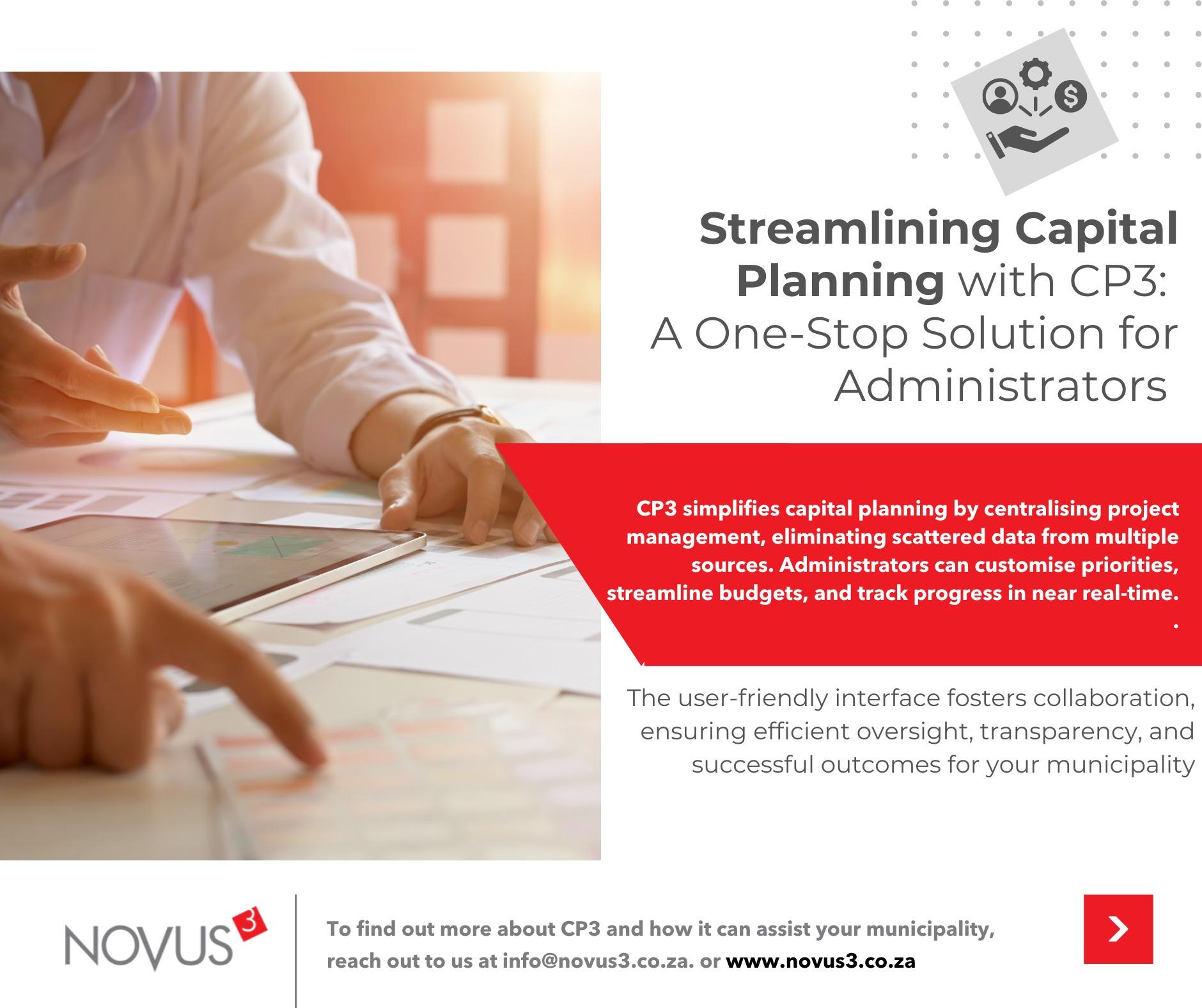 Streamlining Capital Planning with CP3: A One-Stop Solution for Administrators