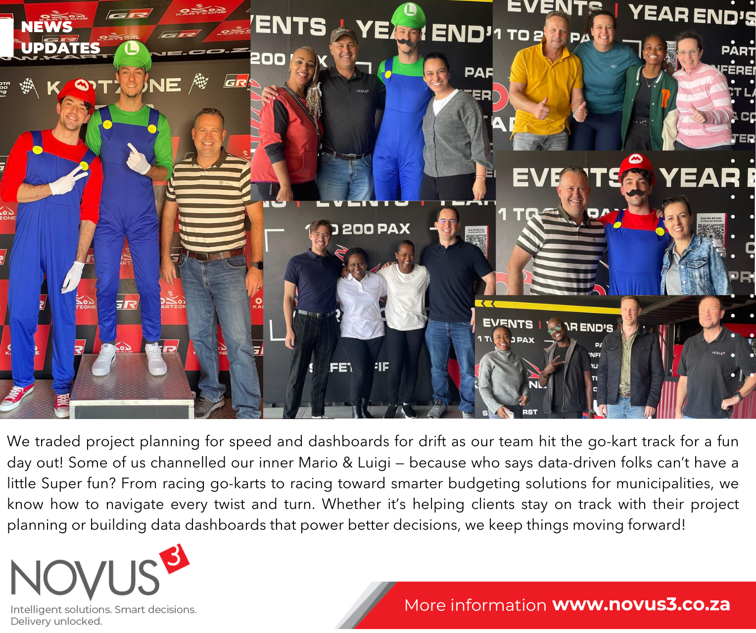 Team Novus3 Takes the Track!
