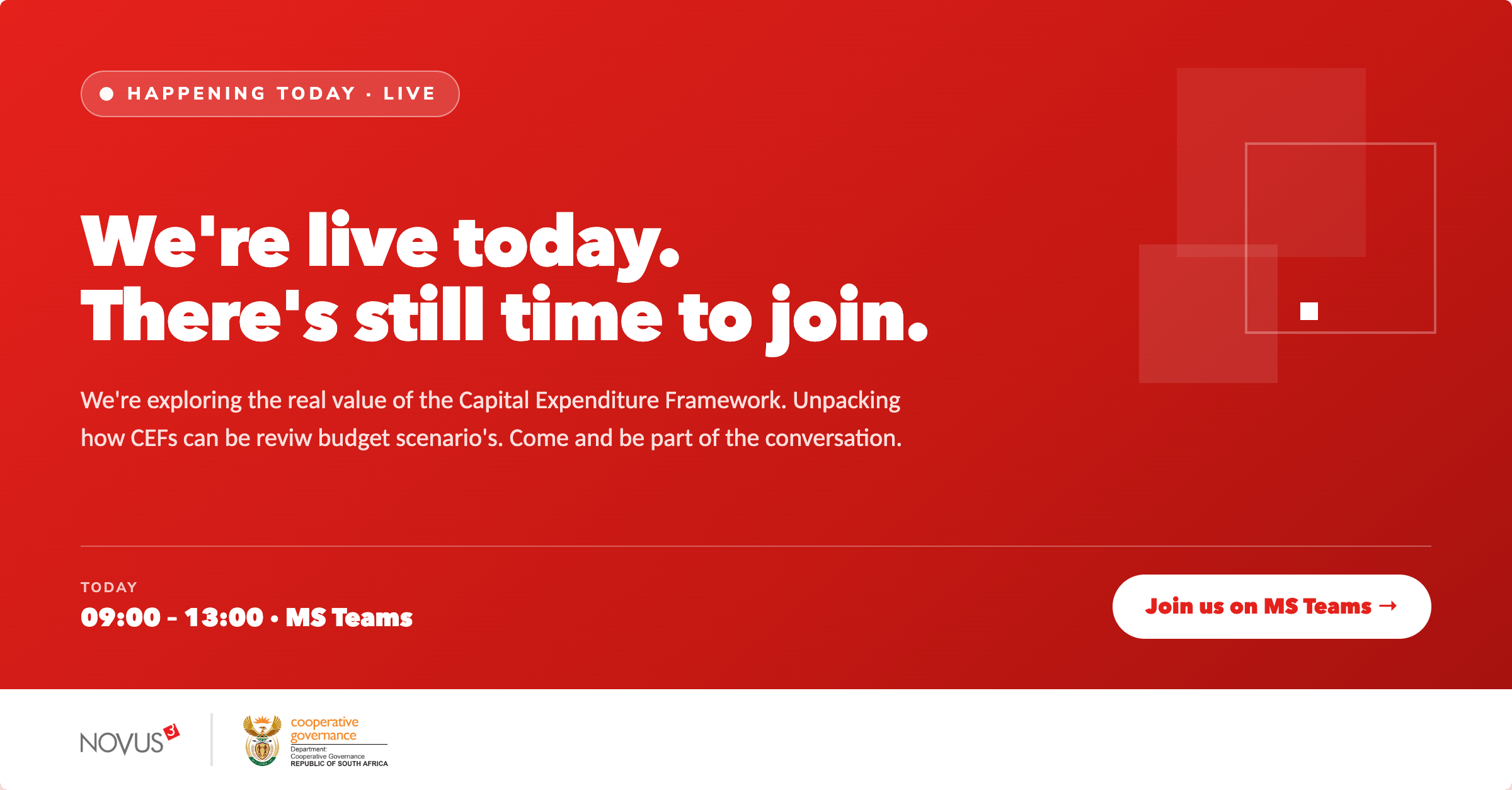 Its CEF Webinar Day!