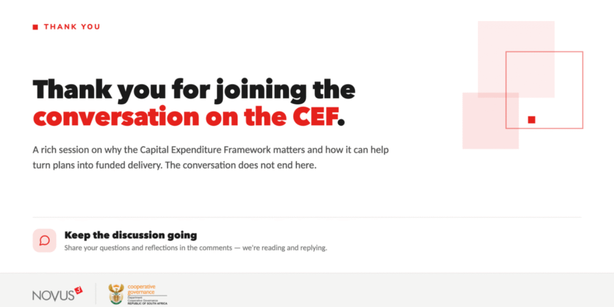 That’s a wrap on the CEF Municipal Webinar!